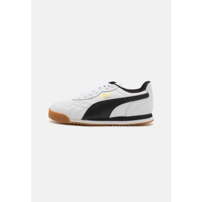 Image of Puma ROMA Anniversario Unisex Trainers, Size: 11, White/black Leather