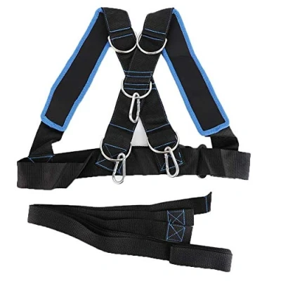 Image of sprint gurt,Speed Strength Training Sled Shoulder Harness Resistance Band Belt Sports Equipment Overload Running Physical Rope Kit Improving Speed, Stamina and Stre