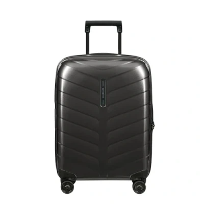 Image of Samsonite Attrix Spinner S, Expandable Carry On Luggage, 55 cm, 38/44 L, Black (Anthracite)