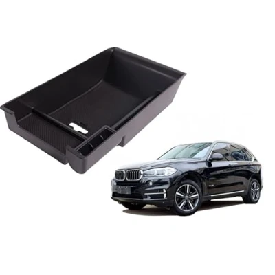 Image of Storage Box Organizer Holder Center Console Armrest Tray For X5 X6 F15 F16 2014 2017 Automatic