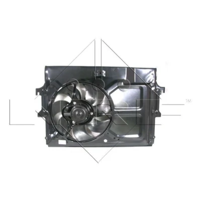 Image of 1003919, 1009650, 1009651, 1028322, 1654375 Cooling fan NRF 47490 295mm 12V 100W with radiator shroud FORD: Escort 6