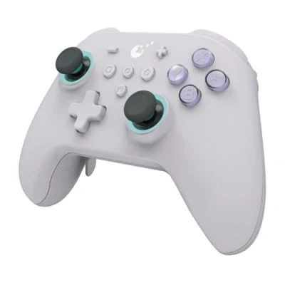Image of GuliKit KK3 Max Game Controller Hall Effect Joysticks Analog &amp; Digital Triggers Wireless Pro 1000HZ Polling Rate Maglev/HD/Rotory Vibration Compatible with Switch/PC/Android/iOS/Steam Deck (Grey)