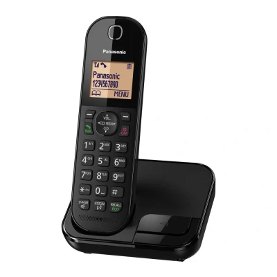 Image of Panasonic KX TGC41 Digital Cordless Phone with Nuisance call Blocker, speakerphone and waiting Black