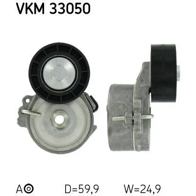 Image of 9405751949 Tensioner Pulley SKF VKM 33050 PEUGEOT: 206 Hatchback, Partner I Van, CITROËN: Berlingo / First