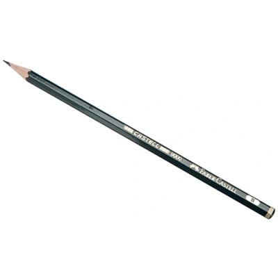 Image of Faber Castell Miscellaneous 9000 Graphite Pencil, B, For Art, Craft, Drawing, Sketching, Home, School, University, Colouring