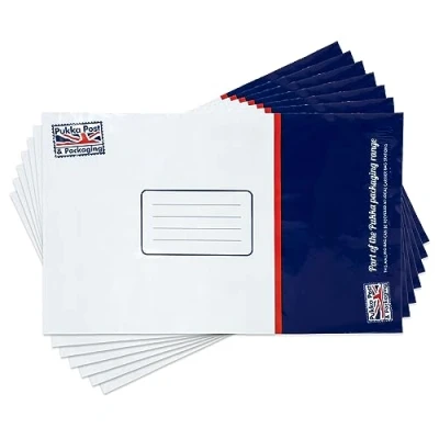 Image of Pukka Pad Poly Mailer 1000 Pack Mailing Bag with Peel Off Backing and Self Seal Adhesive Tear Resistant Shipping Envelopes Designated Spaces for Postal Address Size 1 165 x 235 + 40mm