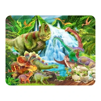 Image of 3D LiveLife Magnet Dinosaur Mountain from Deluxebase. Lenticular Jurassic Fridge Magnet. Magnetic decor for kids and adults with artwork licensed renowned artist, Michael Searle