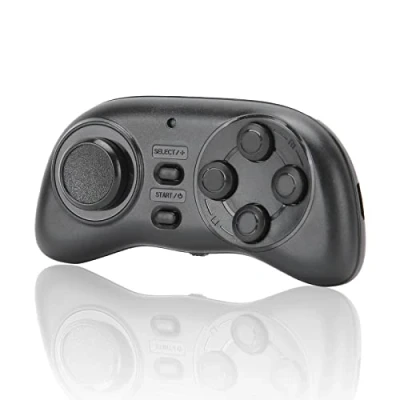 Image of Mini Wireless Gamepad, USB Charging Bluetooth 3.0 Game Controller Smooth Operation Ergonomic Gaming Joystick for Windows IOS Android