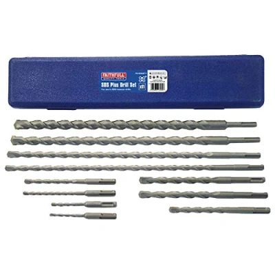 Image of Faithfull FAISDSSET11 SDS Masonry Drill Bit Set 11 Piece With Carry Case