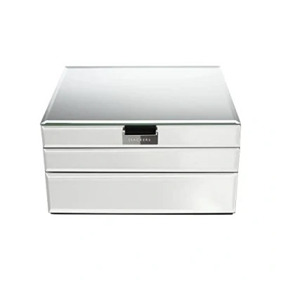Image of Stackers Clear Glass Classic Jewellery Box Set of 3