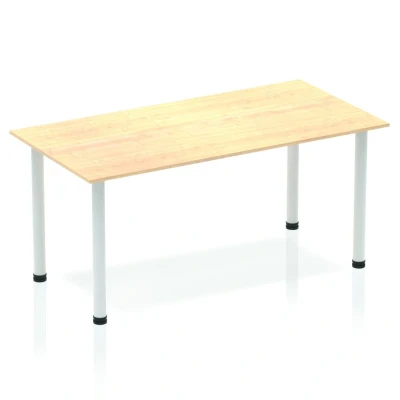 Image of Impulse 1600 Table Maple Silver Leg