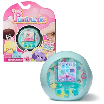 Image of Punirunes, Interactive Digital Toy with 55 Squishy Characters Inside, Reacts to Touch, Full Colour Display, Kids’ Toys for Girls &amp; Boys Aged 5 and up