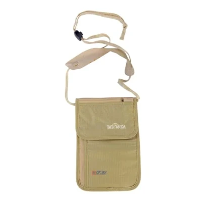 Image of Tatonka Unisex_Adult Geldaufbewahrung Skin Neck Pouch RFID B Storage, Natural, 19 x 13 1 cm