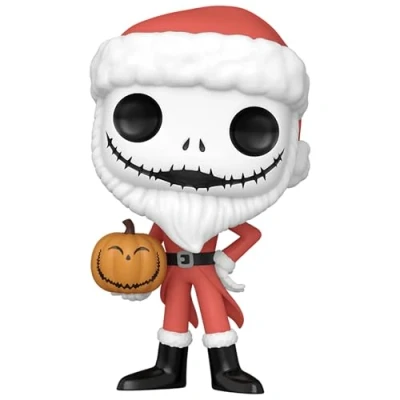 Image of Funko Pop! Nightmare Before Christmas Santa Jack Vinyl Figure, 4.35 Inches