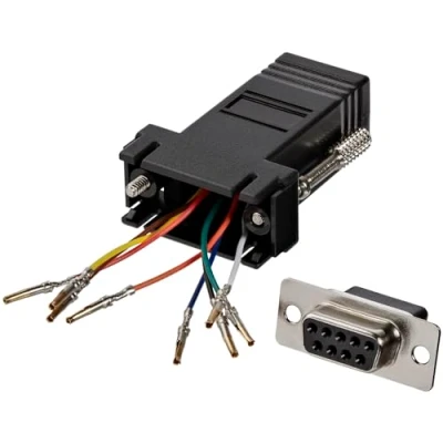 Image of StarTech.com DB9 to RJ45 Modular adapter F/F Serial DB 9 (F) RJ 45 GC98FF