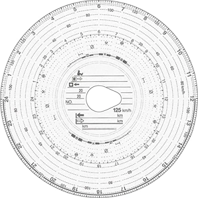 Image of RNKVERLAG 3100 Original HAUG Diagram Discs 125 100 (125 km/h Combi), 1 Pack of
