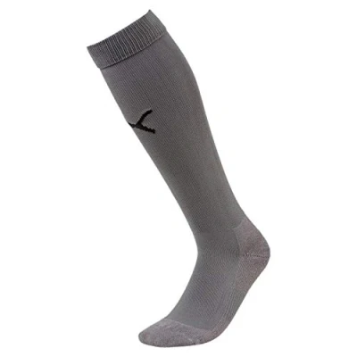 Image of PUMA Men&#039;s Team LIGA Socks CORE Football, Steel Gray Black, 4