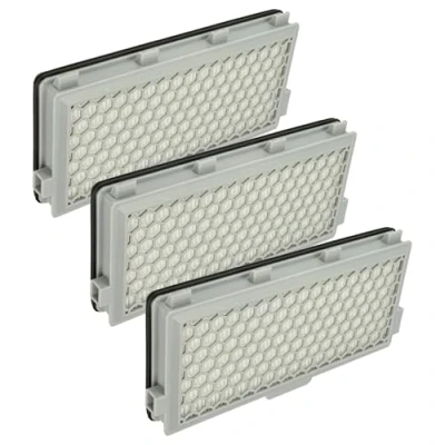 Image of vhbw 3 x Vacuum Cleaner Filter Replacement for Miele SF AAC50, SFAH50, AP50, 9616286, AA50, AH 50, AH50 Cleaners HEPA Exhaust White