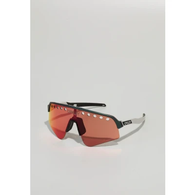 Image of Oakley Sutro LITE Sweep Unisex Sunglasses Matte silvercoloured/blue colorshift, Size: One Size, silver/coloured/blue colorshift
