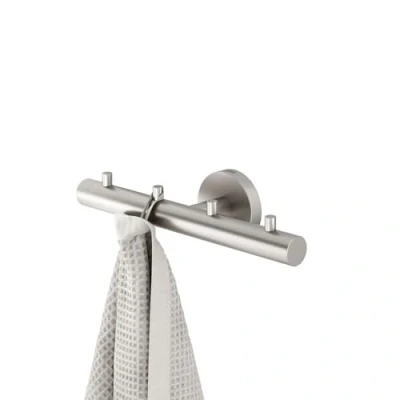 Image of Tiger Boston, Towel hook multi, Brushed stainless steel, 54x195x50mm
