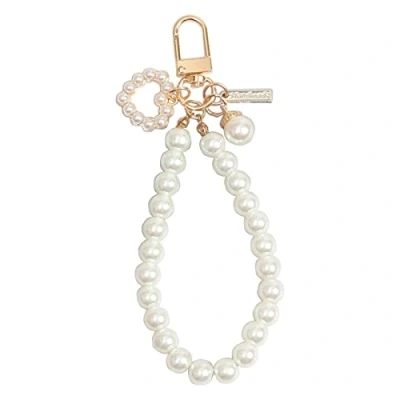 Image of haiaxx heart Keychain Phone Chain Pendant Shell pearl Charm Decorations Girls Bag Keyring Hanging Ornament Accessories