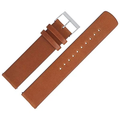 Image of Skagen SKW6355 Watch Strap 20 mm Leather Brown