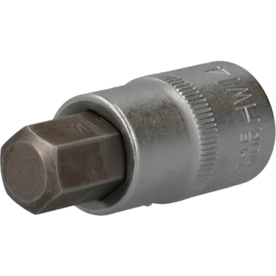 Image of BRILLIANT TOOLS BT022866 1/2 Inch Hex Socket Bit Socket, 55 mm Long, 14 [Powered by KS Tools]