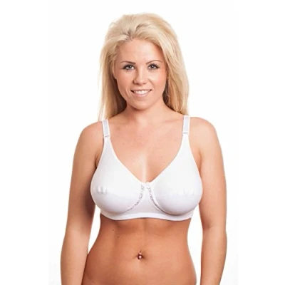 Image of GEMM Medium Support Cotton Sports Bra CB275 White 40D