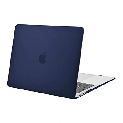 Image of MOSISO Compatible with MacBook Air 13 inch Case M1 A2337 A2179 A1932, Protective Hard Shell Cover for 13.3 2021 2020 2019 2018 Retina Touch ID, Navy Blue