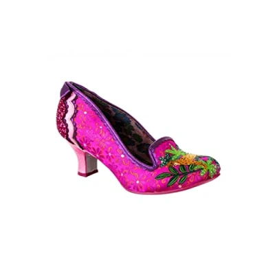 Image of Irregular Choice SS23 Charming Cheetah Heels, Pink, UK 8 (EUR 42)