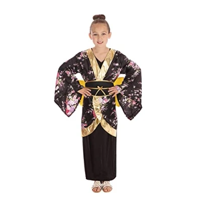 Image of Bristol Novelty CC661X Geisha Girl Costume, Age 10 12 Years Old