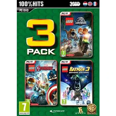 Image of Lego 3 Pack Vol. : Jurassic World / Marvel Avengers Batman (PC DVD)
