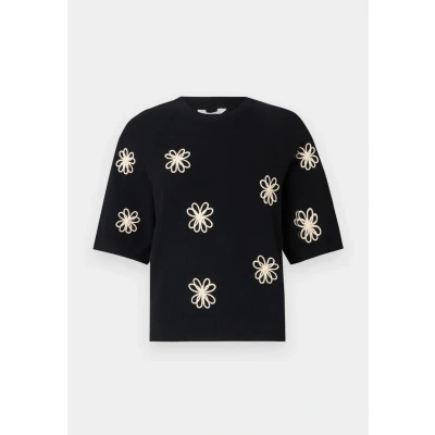 Image of Object Objlaney Pullover Jumper black/sandshell, Women&#039;s, Size: XS, Black/sandshell