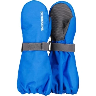 Image of Didriksons Biggles Mitten Unisex Mittens for kids, Size: 4 6y, Caribbean blue