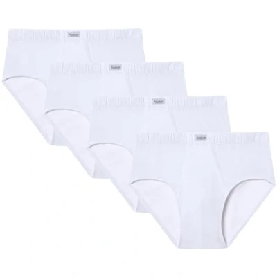 Image of abanderado Men&#039;s Lote X4 Slip Abierto De Algodón Full, White (Blanco 001), Medium (Size: 48) (Pack of 4)