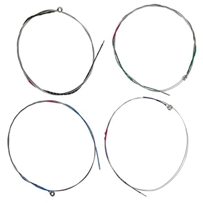 Image of 4 Pcs Violin Strings Size 4/4 String Universal Full Set Steel for