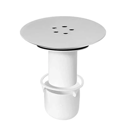 Image of ZINGKING Shower Trap Cover Replacement, Drain Cover, 90mm / 115mm Plughole Cover,Shower Plug Chrome Finish, High Flow Waste