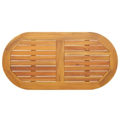Image of vidaXL Table Top 100 x 50 2.2 cm Oval Solid Acacia