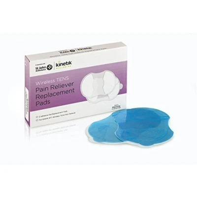 Image of Kinetik Wellbeing Wireless TENS Replacement Pads (Pack of 2) in Association with St John Ambulance