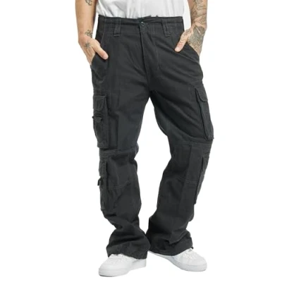 Image of Brandit PURE Vintage Cargo trousers, Men&#039;s, Size: 3XL, Charcoal
