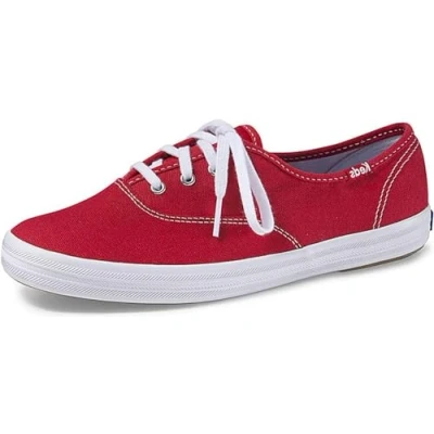 Image of KEDS Women&#039;s CHAMPION Sneaker, Red, 3 UK