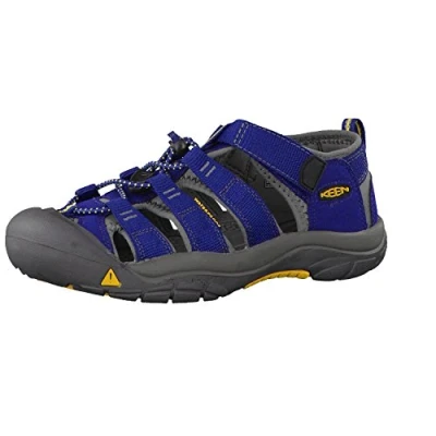 Image of Keen Newport H2 Unisex Walking sandals for kids, Size: 12k, Blue depth/gargoyle Textile