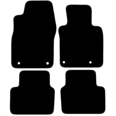 Image of Carsio Carpet Car Mats For Mazda 3 2019+ Onwards Tailored Fit Floor Mat Set Complete Accessory Black Custom Fitted All Weather, Anti Slip Backing &amp; Grey Trim