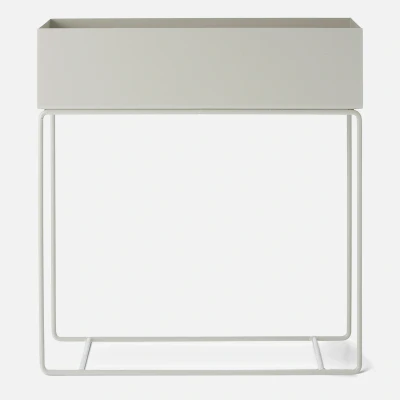 Image of ferm LIVING Plant Box, grey, 60 x 25 65 cm, steel