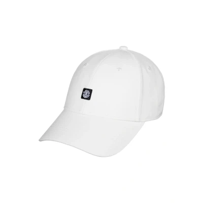 Image of Element Fluky Strapback Cap Men One Size White.
