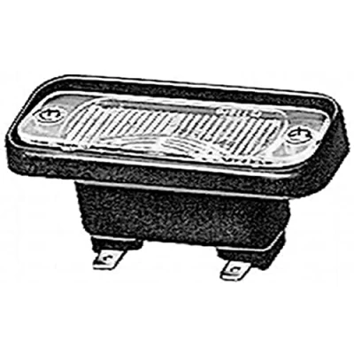 Image of HELLA 2KA 005 049 007 Licence Plate Light Halogen 12V Fitting/Screw Connection Lens Colour: Crystal clear right/left/Outer Quantity: 252