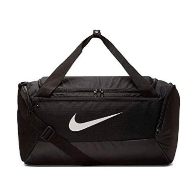 Image of NIKE BA5957 010 Brasilia Gym Bag Unisex Adult black/black/white Size 1SIZE