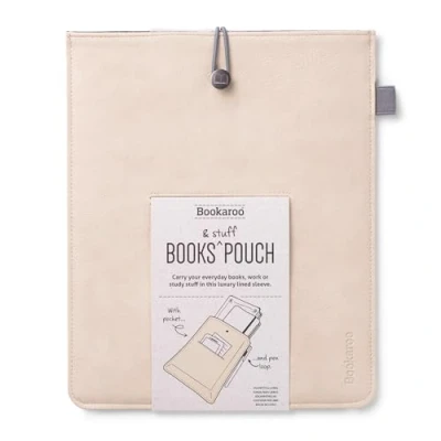 Image of IF Bookaroo Books &amp; Stuff Pouch Cream