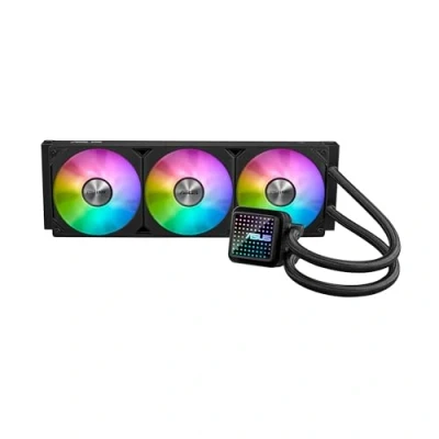 Image of ASUS Prime LC 360 ARGB, All in One CPU Liquid Cooler with Contact Zone and Finned Channels, Water Block Infinite Mirror Lenses ARGB Fans