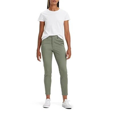Image of DOCKERS Women&#039;s Weekend Chino Skinny Pants, CAMO, 32W